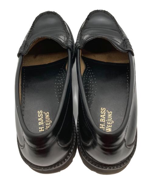 G.H.BASS（ジーエイチバス）G.H.BASS (ジーエイチバス) ローファー/WEEJUN LUG LARSON PENNY ブラック サイズ:８1/2の古着・服飾アイテム