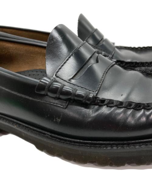 G.H.BASS（ジーエイチバス）G.H.BASS (ジーエイチバス) ローファー/WEEJUN LUG LARSON PENNY ブラック サイズ:８1/2の古着・服飾アイテム