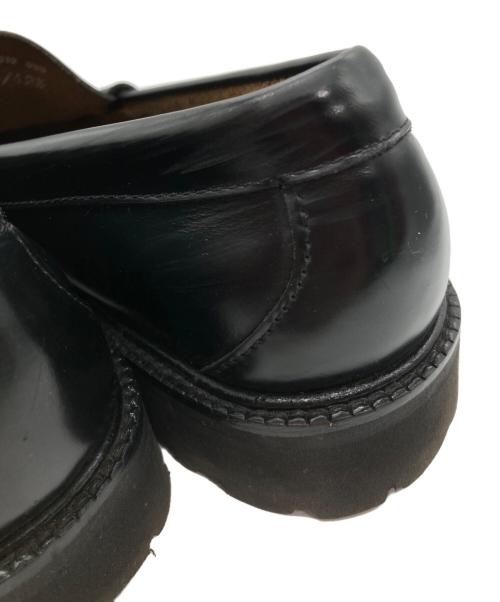 G.H.BASS（ジーエイチバス）G.H.BASS (ジーエイチバス) ローファー/WEEJUN LUG LARSON PENNY ブラック サイズ:８1/2の古着・服飾アイテム