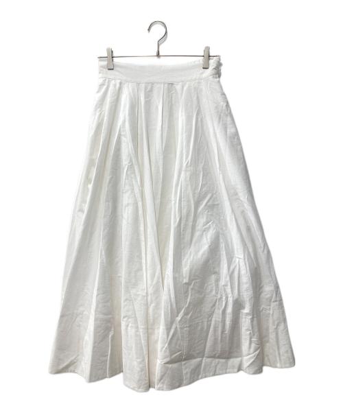 CADUNE（カデュネ）CADUNE (カデュネ) サマースカート ホワイト サイズ:38の古着・服飾アイテム