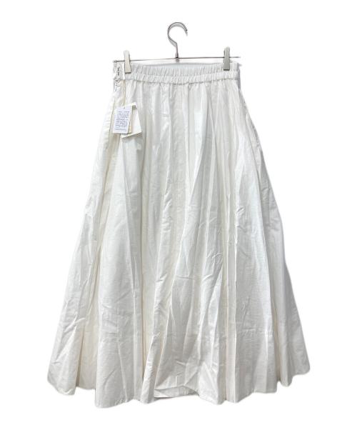 CADUNE（カデュネ）CADUNE (カデュネ) サマースカート ホワイト サイズ:38の古着・服飾アイテム