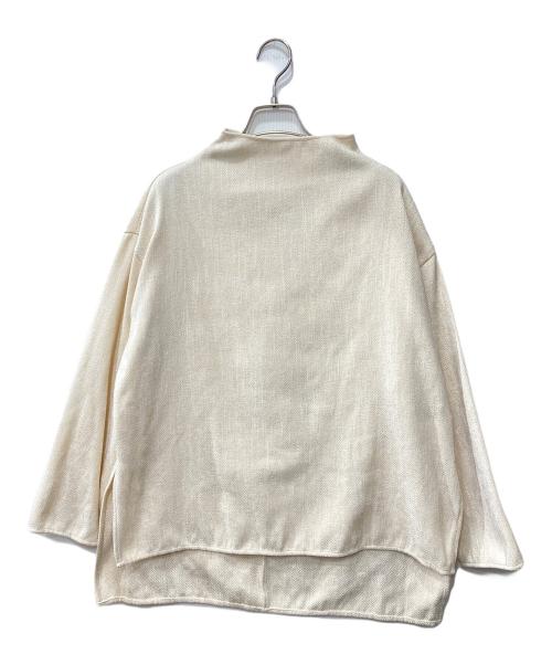 Ameri（アメリ）AMERI (アメリ) VELOR CORDUROYS HIGH NECK TOP ホワイト サイズ:Fの古着・服飾アイテム