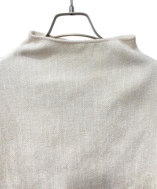 Ameri（アメリ）AMERI (アメリ) VELOR CORDUROYS HIGH NECK TOP ホワイト サイズ:Fの古着・服飾アイテム