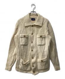 PENDLETON（ペンドルトン）の古着「70’Sニットジャケット」｜アイボリー