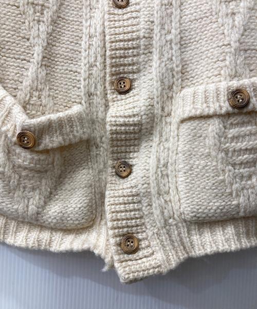 PENDLETON（ペンドルトン）PENDLETON (ペンドルトン) 70’Sニットジャケット アイボリー サイズ:Mの古着・服飾アイテム