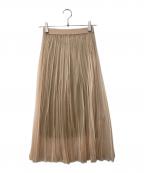UNITED ARROWSユナイテッドアローズ）の古着「プリーツスカート」｜ベージュ
