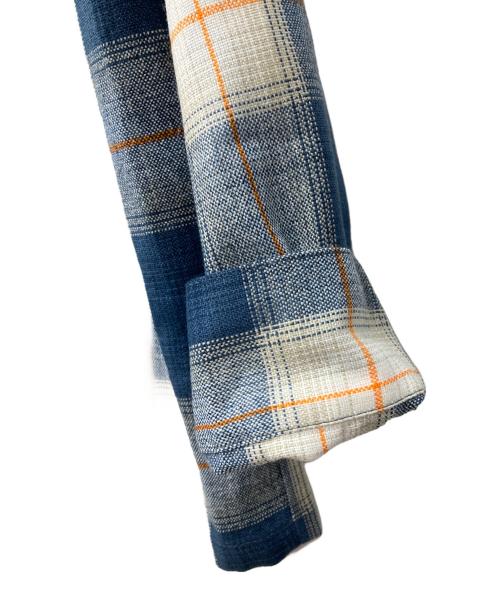 CalTop（キャルトップ）CalTop (キャルトップ) チェックシャツ ネイビー サイズ:Sの古着・服飾アイテム