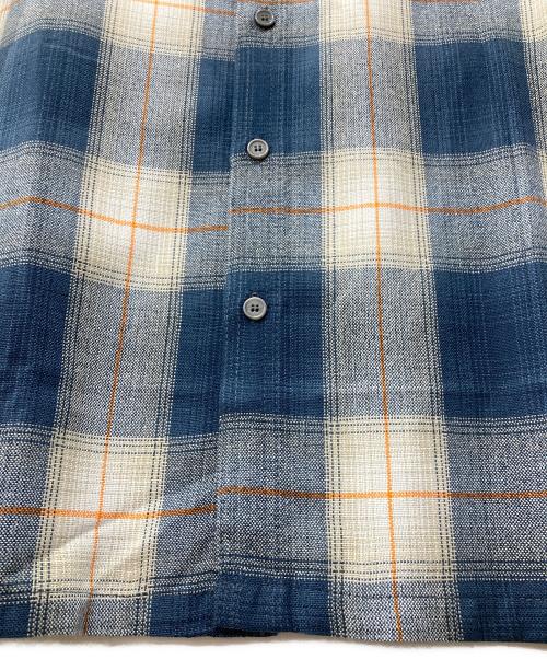 CalTop（キャルトップ）CalTop (キャルトップ) チェックシャツ ネイビー サイズ:Sの古着・服飾アイテム