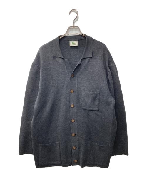LACOSTE（ラコステ）LACOSTE (ラコステ) ニットジャケット グレー サイズ:56の古着・服飾アイテム