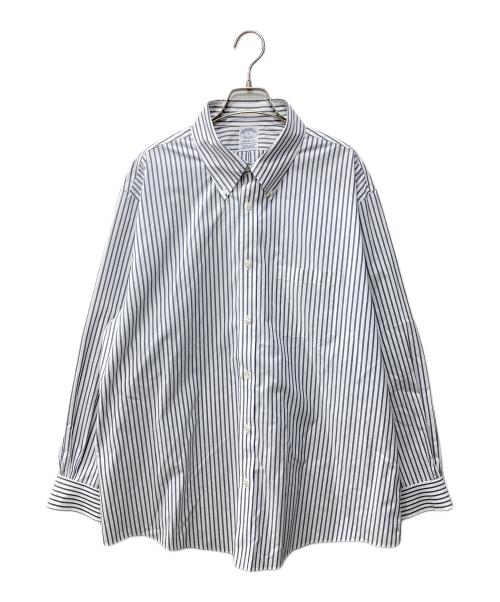 BROOKS BROTHERS（ブルックスブラザーズ）BROOKS BROTHERS (ブルックスブラザーズ) REGENT FITボタンダウンシャツ グレー サイズ:XLの古着・服飾アイテム