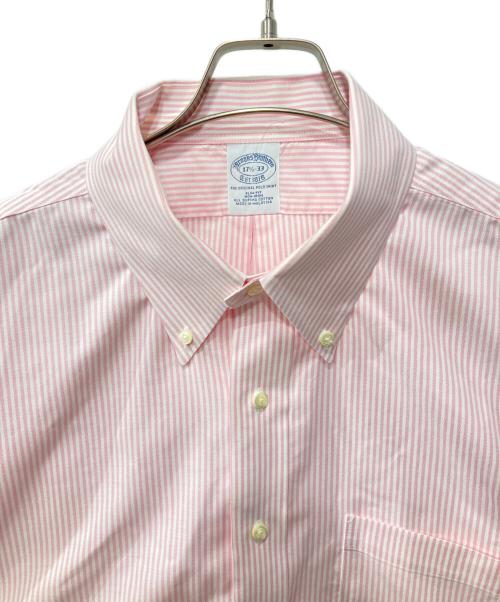BROOKS BROTHERS（ブルックスブラザーズ）BROOKS BROTHERS (ブルックスブラザーズ) SLIM FITボタンダウンシャツ ピンク サイズ:１７1/2-33の古着・服飾アイテム