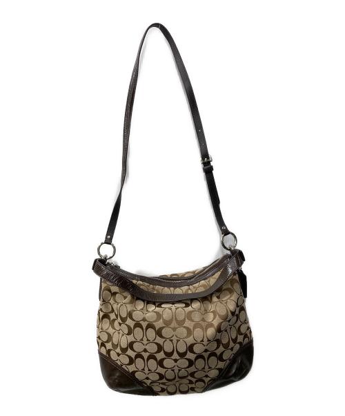 COACH（コーチ）COACH (コーチ) 2WAYショルダーバッグ ブラウンの古着・服飾アイテム