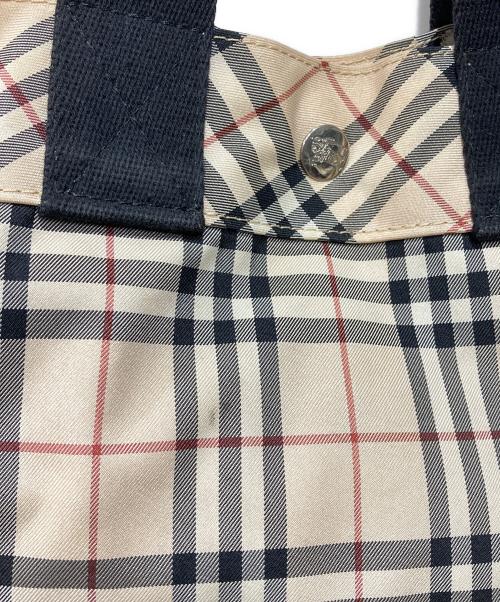 BURBERRY BLUE LABEL（バーバリー ブルー レーベル）BURBERRY BLUE LABEL (バーバリー ブルー レーベル) ノヴァチェックトートバッグ ベージュの古着・服飾アイテム