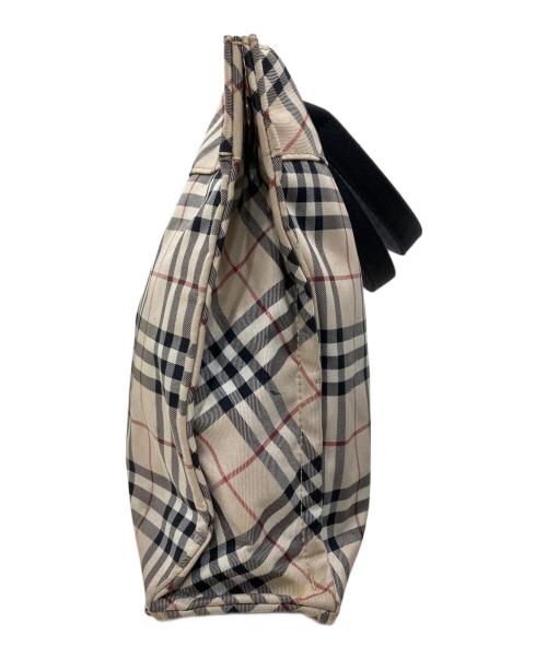 BURBERRY BLUE LABEL（バーバリー ブルー レーベル）BURBERRY BLUE LABEL (バーバリー ブルー レーベル) ノヴァチェックトートバッグ ベージュの古着・服飾アイテム