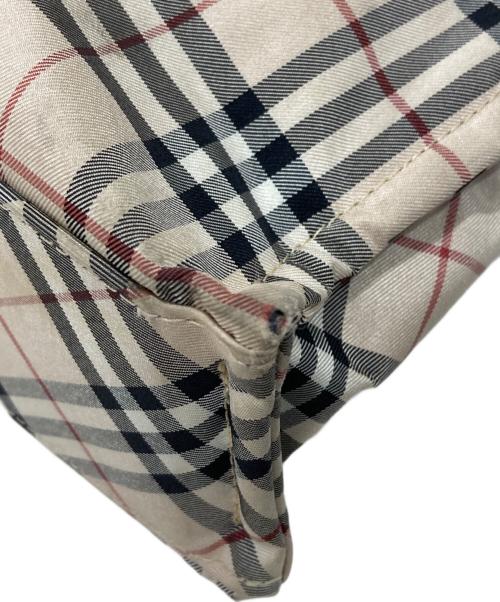 BURBERRY BLUE LABEL（バーバリー ブルー レーベル）BURBERRY BLUE LABEL (バーバリー ブルー レーベル) ノヴァチェックトートバッグ ベージュの古着・服飾アイテム