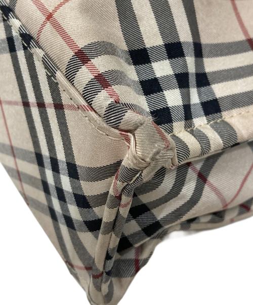 BURBERRY BLUE LABEL（バーバリー ブルー レーベル）BURBERRY BLUE LABEL (バーバリー ブルー レーベル) ノヴァチェックトートバッグ ベージュの古着・服飾アイテム
