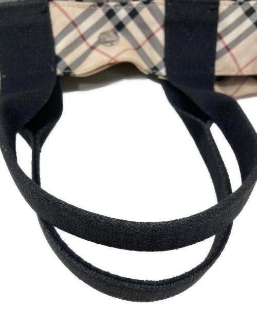 BURBERRY BLUE LABEL（バーバリー ブルー レーベル）BURBERRY BLUE LABEL (バーバリー ブルー レーベル) ノヴァチェックトートバッグ ベージュの古着・服飾アイテム