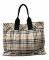 BURBERRY BLUE LABEL（バーバリー ブルー レーベル）の古着「ノヴァチェックトートバッグ」｜ベージュ