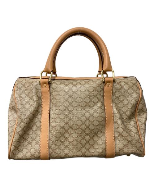 OLD CELINE（セリーヌ）OLD CELINE (セリーヌ) マカダムミニボストンバッグ ベージュの古着・服飾アイテム