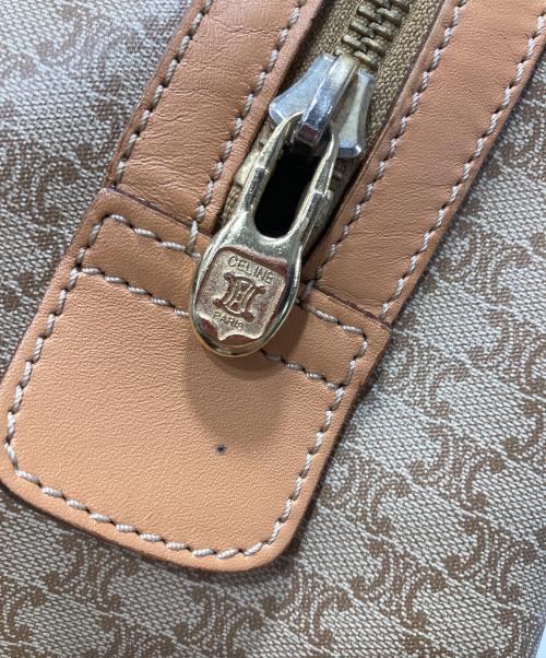 OLD CELINE（セリーヌ）OLD CELINE (セリーヌ) マカダムミニボストンバッグ ベージュの古着・服飾アイテム