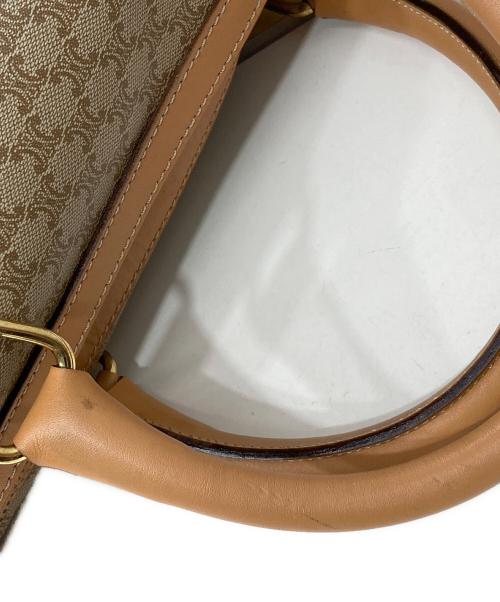 OLD CELINE（セリーヌ）OLD CELINE (セリーヌ) マカダムミニボストンバッグ ベージュの古着・服飾アイテム