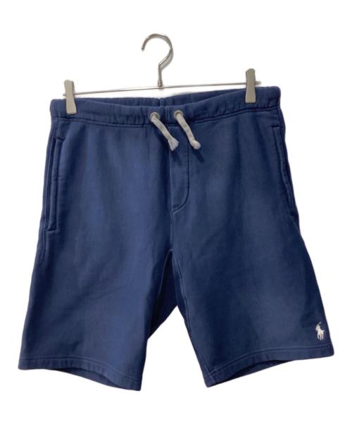 POLO RALPH LAUREN（ポロ・ラルフローレン）POLO RALPH LAUREN (ポロ・ラルフローレン) スウェットハーフパンツ ネイビー サイズ:Sの古着・服飾アイテム