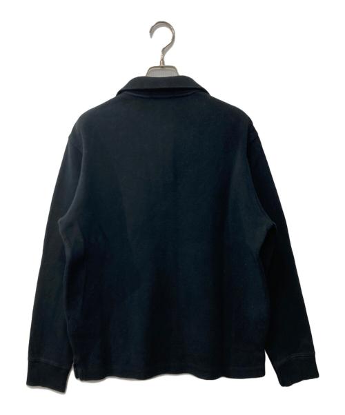 POLO RALPH LAUREN（ポロ・ラルフローレン）POLO RALPH LAUREN (ポロ・ラルフローレン) ハーフジップスウェット ブラック サイズ:Sの古着・服飾アイテム