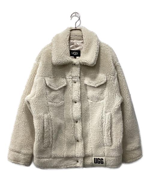 UGG（アグ）UGG (アグ) フランキー シェルパ トラッカー ジャケット/ボアジャケット ベージュ サイズ:Mの古着・服飾アイテム
