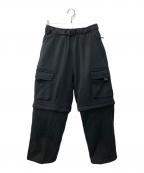 NIKEナイキ）の古着「ISHOD CARGO PANTS/スウェットカーゴパンツ」｜ブラック
