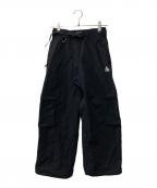NIKE ACGナイキエーシージー）の古着「Smith Summit ウィメンズ カーゴパンツ」｜ブラック