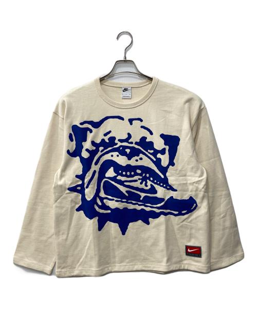 NIKE（ナイキ）NIKE (ナイキ) ミッドウェイト クルーネック/スウェット ベージュ サイズ:Sの古着・服飾アイテム