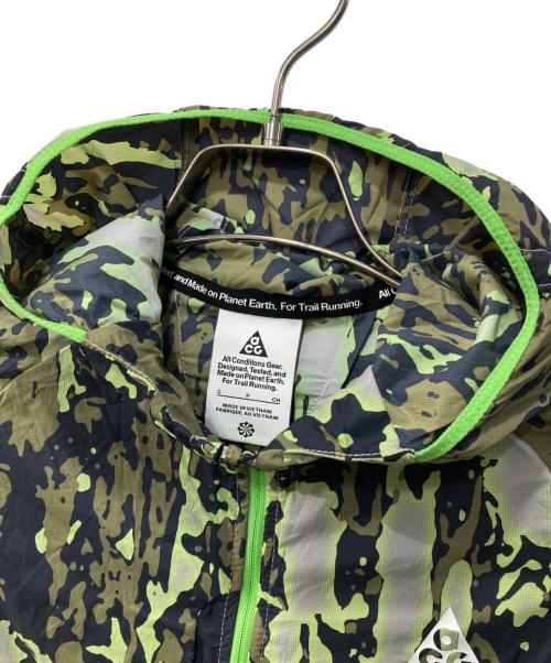NIKE ACG（ナイキエーシージー）NIKE ACG (ナイキエーシージー) DF TRAIL ENERGY JACKET トレイルエナジージャケット グリーン サイズ:Ｓの古着・服飾アイテム