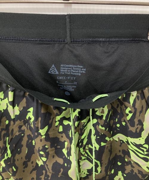 NIKE ACG（ナイキエーシージー）NIKE ACG (ナイキエーシージー) トレイルランニング⁠ショートパンツ グリーン サイズ:Sの古着・服飾アイテム