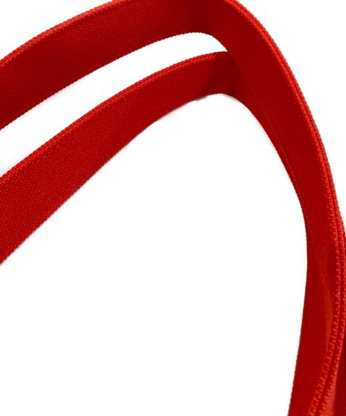SUPREME（シュプリーム）Supreme (シュプリーム) Raffia Tote/カゴトートバッグ レッドの古着・服飾アイテム