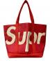 Supreme（シュプリーム）の古着「Raffia Tote/カゴトートバッグ」｜レッド