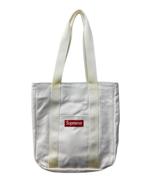 SUPREME（シュプリーム）Supreme (シュプリーム) トートバッグ ホワイトの古着・服飾アイテム