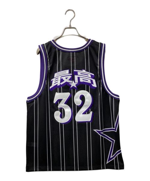 SUPREME（シュプリーム）Supreme (シュプリーム) Star Basketball Jersey /タンクトップゲームシャツ パープル×ブラック サイズ:Mの古着・服飾アイテム