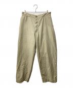 MAINUマイヌ）の古着「コットンシルクパンツ」｜アイボリー