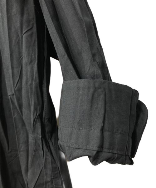 ISSEY MIYAKE MEN（イッセイミヤケメン）ISSEY MIYAKE MEN (イッセイミヤケメン) アーカイブシワ加工シャツ ブラック サイズ:XLの古着・服飾アイテム
