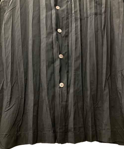 ISSEY MIYAKE MEN（イッセイミヤケメン）ISSEY MIYAKE MEN (イッセイミヤケメン) アーカイブシワ加工シャツ ブラック サイズ:XLの古着・服飾アイテム