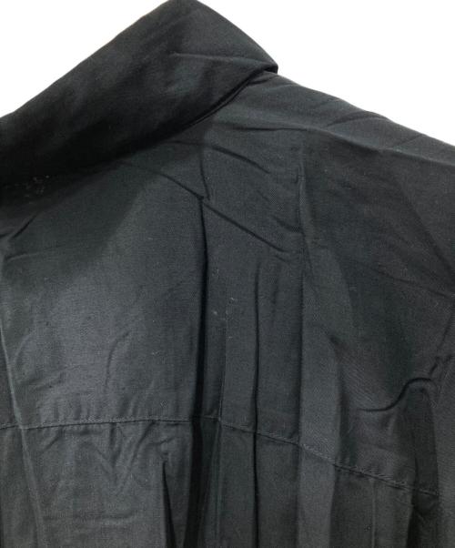 ISSEY MIYAKE MEN（イッセイミヤケメン）ISSEY MIYAKE MEN (イッセイミヤケメン) アーカイブシワ加工シャツ ブラック サイズ:XLの古着・服飾アイテム