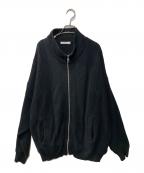 yashikiヤシキ）の古着「exclusive zip up blouson/ニットジャケット」｜ブラック