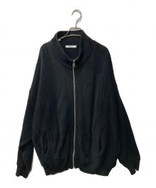 yashiki（ヤシキ）の古着「exclusive zip up blouson/ニットジャケット」｜ブラック