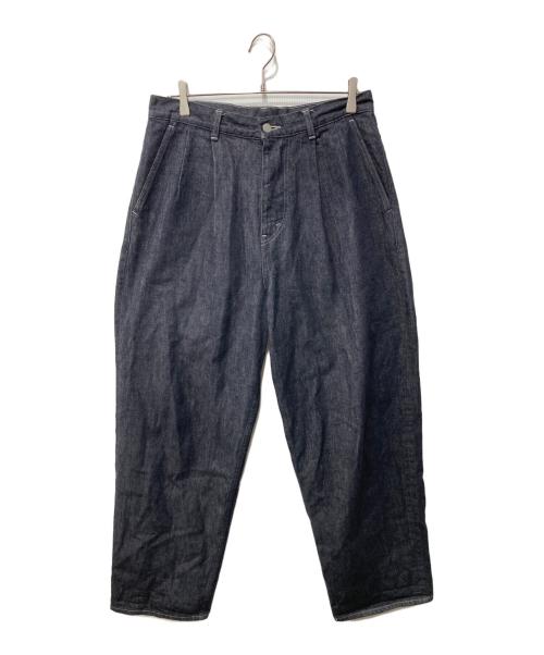 Graphpaper（グラフペーパー）Graphpaper (グラフペーパー) Colorfast Denim Two Tuck Pants/デニムパンツ グレー サイズ:2の古着・服飾アイテム