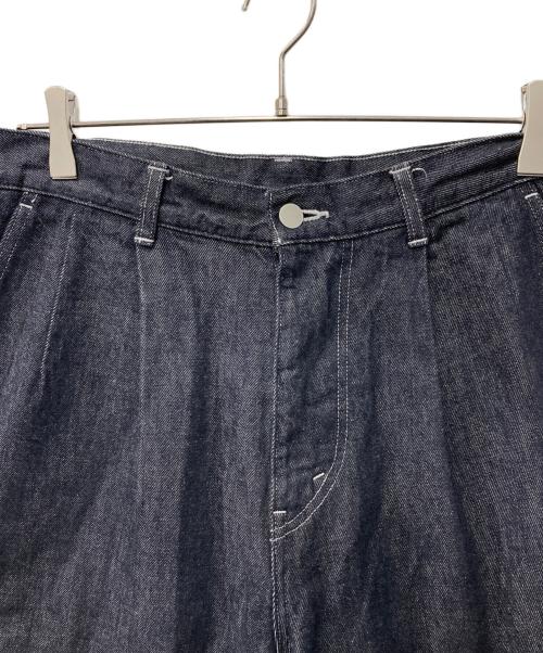 Graphpaper（グラフペーパー）Graphpaper (グラフペーパー) Colorfast Denim Two Tuck Pants/デニムパンツ グレー サイズ:2の古着・服飾アイテム