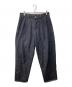 Graphpaper（グラフペーパー）の古着「Colorfast Denim Two Tuck Pants/デニムパンツ」｜グレー
