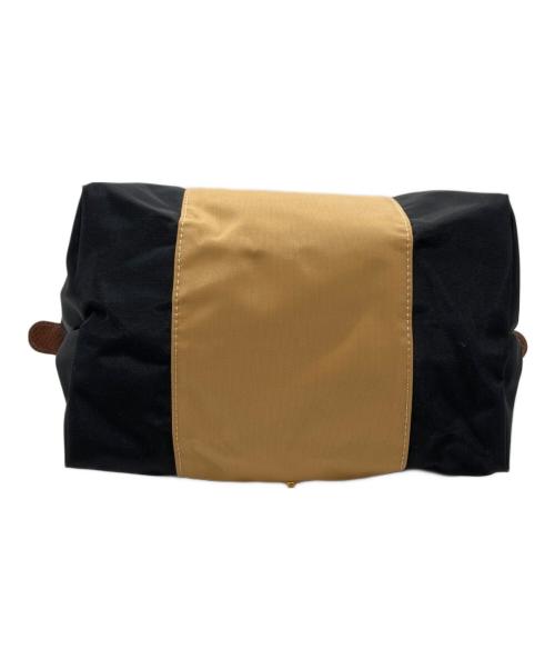 LONGCHAMP（ロンシャン）LONGCHAMP (ロンシャン) ハンドバッグ ブラック×ブラウンの古着・服飾アイテム