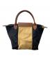 LONGCHAMP (ロンシャン) ハンドバッグ ブラック×ブラウン：6000円