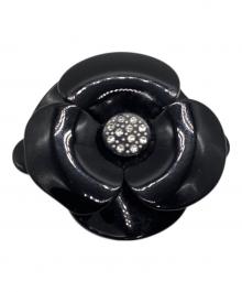 ALEXANDRE de Paris（アレクサンドルドゥパリ）の古着「フラワーモチーフバレッタ」｜ブラック