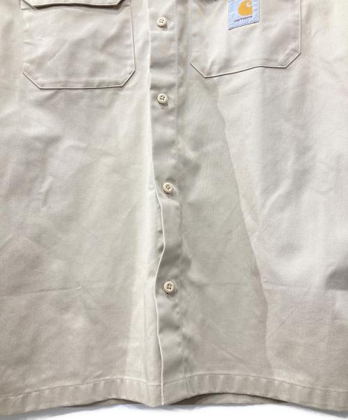 Carhartt WIP（カーハート ワーク イン プログレス）CARHARTT WIP (カーハート ワーク イン プログレス) S/Sマスターシャツ/ワークシャツ ベージュ サイズ:Lの古着・服飾アイテム